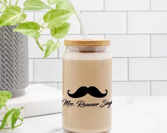 Vaso de la Sra. Ranveer Singh Regalo divertido para los fanáticos de Bollywood para los amantes de Ranveer Singh Perfecto para los fanáticos de Bollywood Vaso de café Chai peculiar