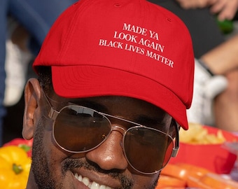 Gorra de votante de BLM: divertida gorra de campaña electoral demócrata