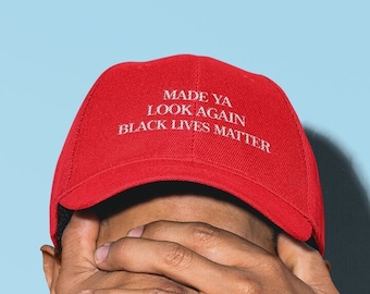 Gorra izquierdista MAGA: Gorra flexible de la campaña electoral demócrata