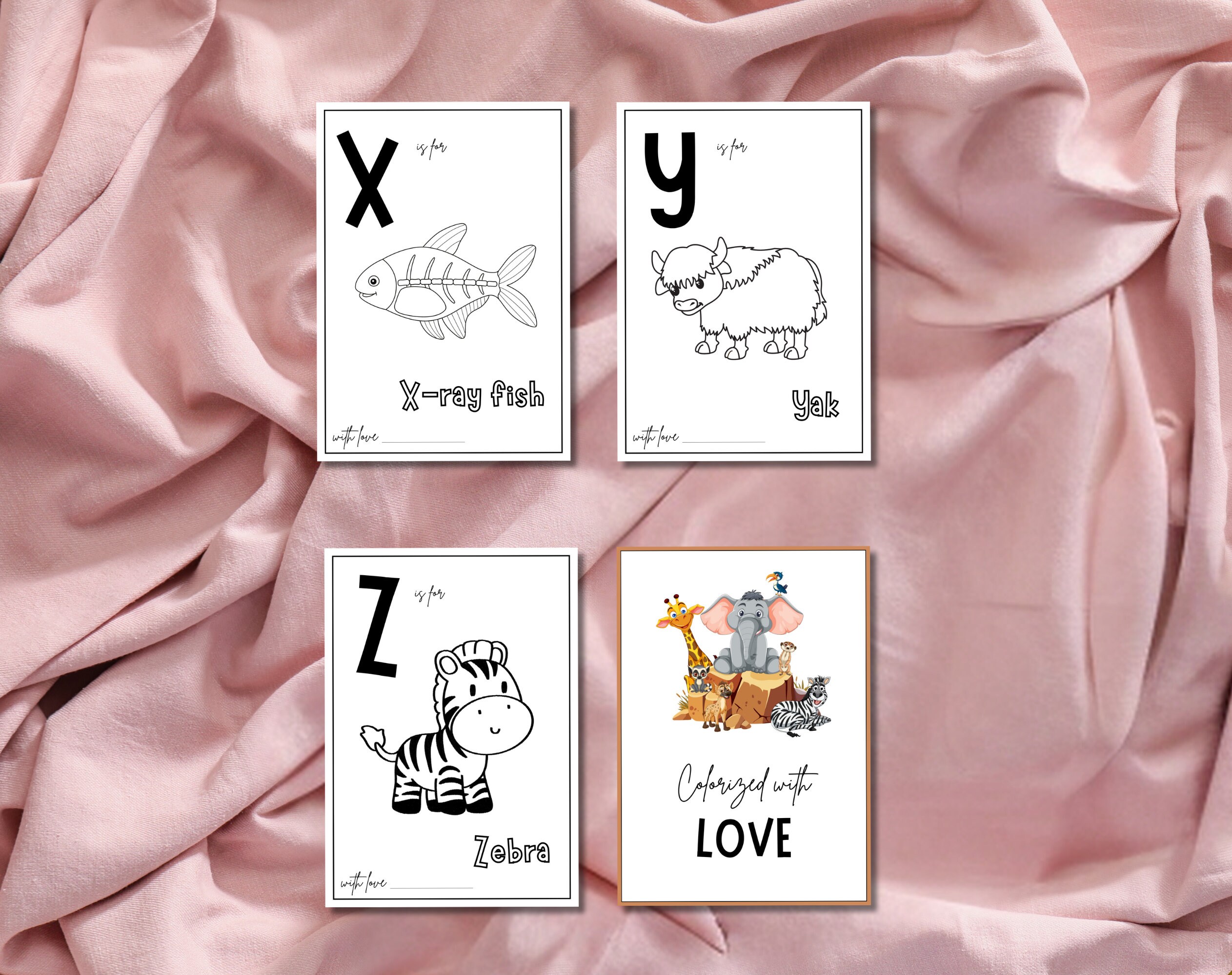 Baby Shower ABC Book, ABC Book Baby Shower, Baby Shower Activity, ABC ...