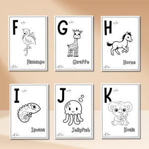 Baby Shower ABC Book, ABC Book Baby Shower, Baby Shower Activity, ABC ...