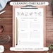 Cleaning Checklist, Weekly Cleaning Schedule, Cleaning to Do List ...