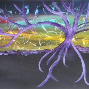 Stampa artistica "Magic Tree" - stampa artistica - regalo personalizzato - stampa poster firmata dall'artista, edizione limitata.