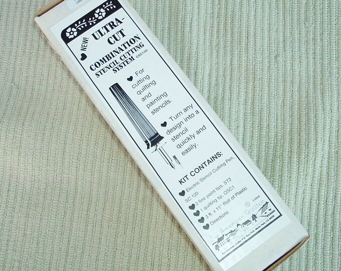 Electric Stencil Cutting Pen and Tips Etsy