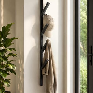 Garderobenhaken für den Eingangsbereich, Metallgarderobe, Flurorganizer, Wandhaken im Industriestil, Wandhalterung für Garderoben, Moderne Wohnaccessoires