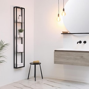 Minimalist Bathroom Wall Shelf, Multipurpose Kitchen Shelf, Entryway Shelf, Modern Bookcase, Floating Shelf for Home Design