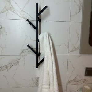 Perchero de entrada, perchero bohemio, perchero de pared, perchero, perchero para sombreros, llavero, decoración de pared bohemia, gancho para batas, toallero