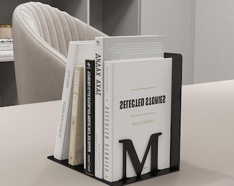 Spersonalizowana metalowa podpórka do książek, nowoczesna dekoracja biura
