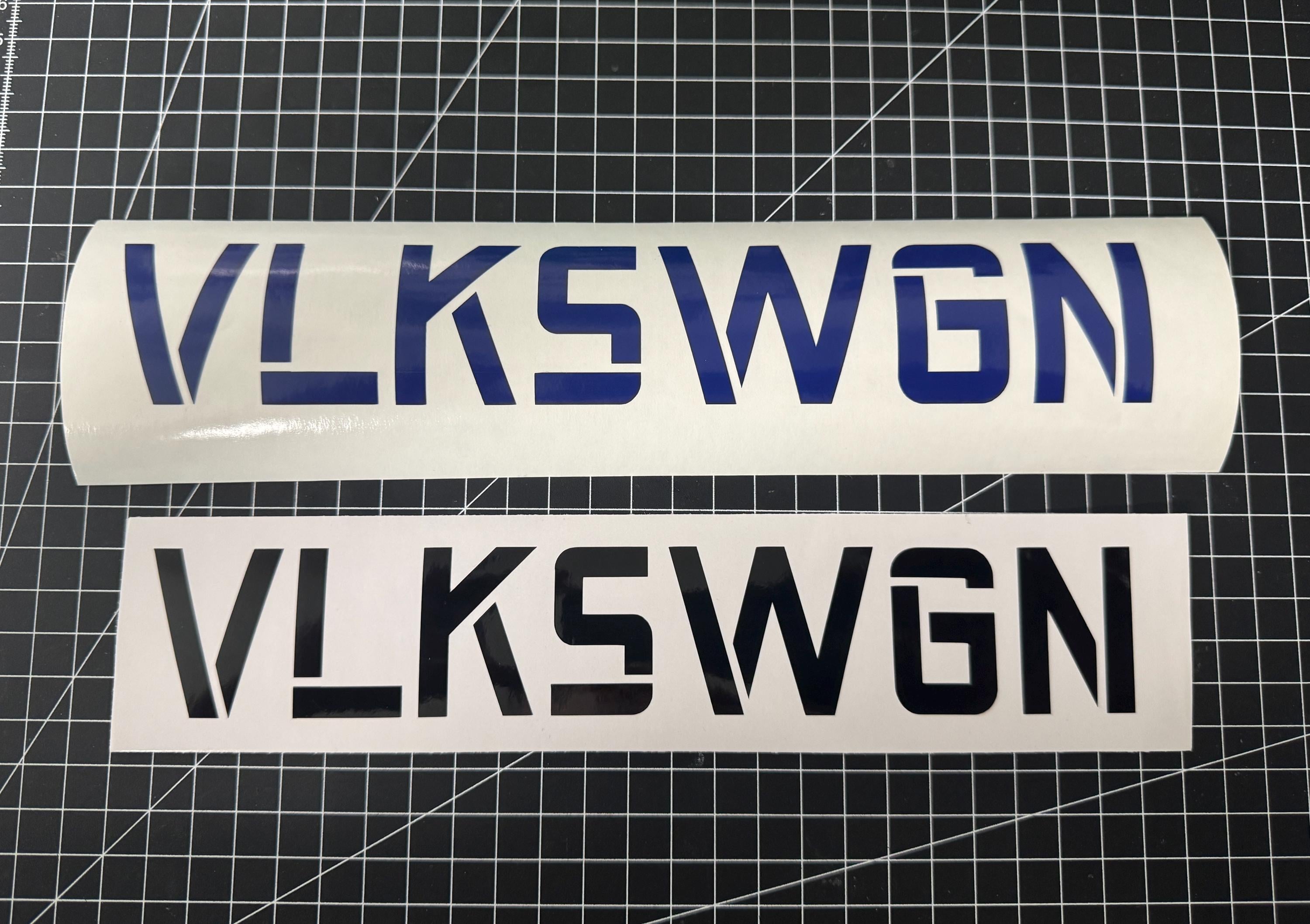 Sticker VLKSWGN Var. 3, Vinyl Film, Various Sizes and Colors - Etsy