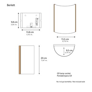 Oak wood wall sconce with a half-cylinder shade in natural jute burlap fabric, with optional plug. Boho style. image 11