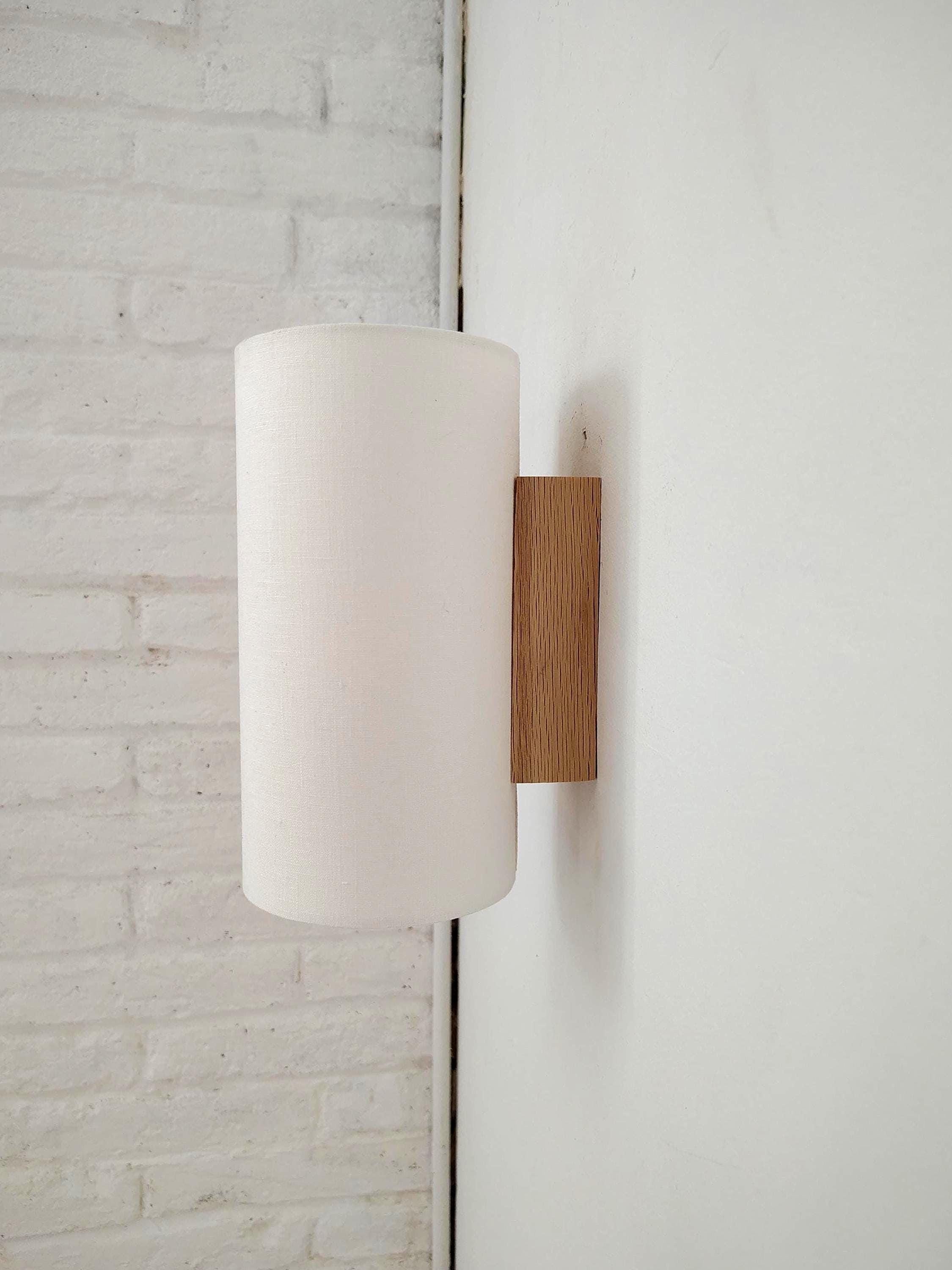 Applique da parete in corda di juta con spina e interruttore – Lampada artigianale stile rustico boho per camera o soggiorno, attacco E27 DALIA | Leroy Merlin