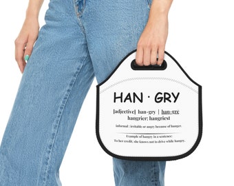 Hangry Definition neopreen lunchtas