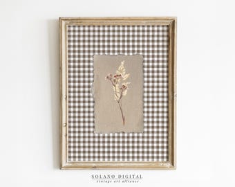 Rustic Floral Print: Vintage Botanical Wall Art (Digital Download)