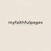 Myfaithfulpages store logo