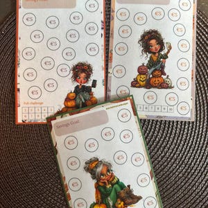 Autumn Savings Challenge Bundle | A5 Cash Stuffing Challenge | Halloween Budget Binder Printable | Money Saving Tracker | Digital Download