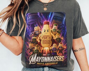 Japanese Mayo Shirt, Funny Mayonnaise Graphic Tee, Foodie Meme T-Shirt, Japanese Food Lover Gift, Mayo Assemble Top
