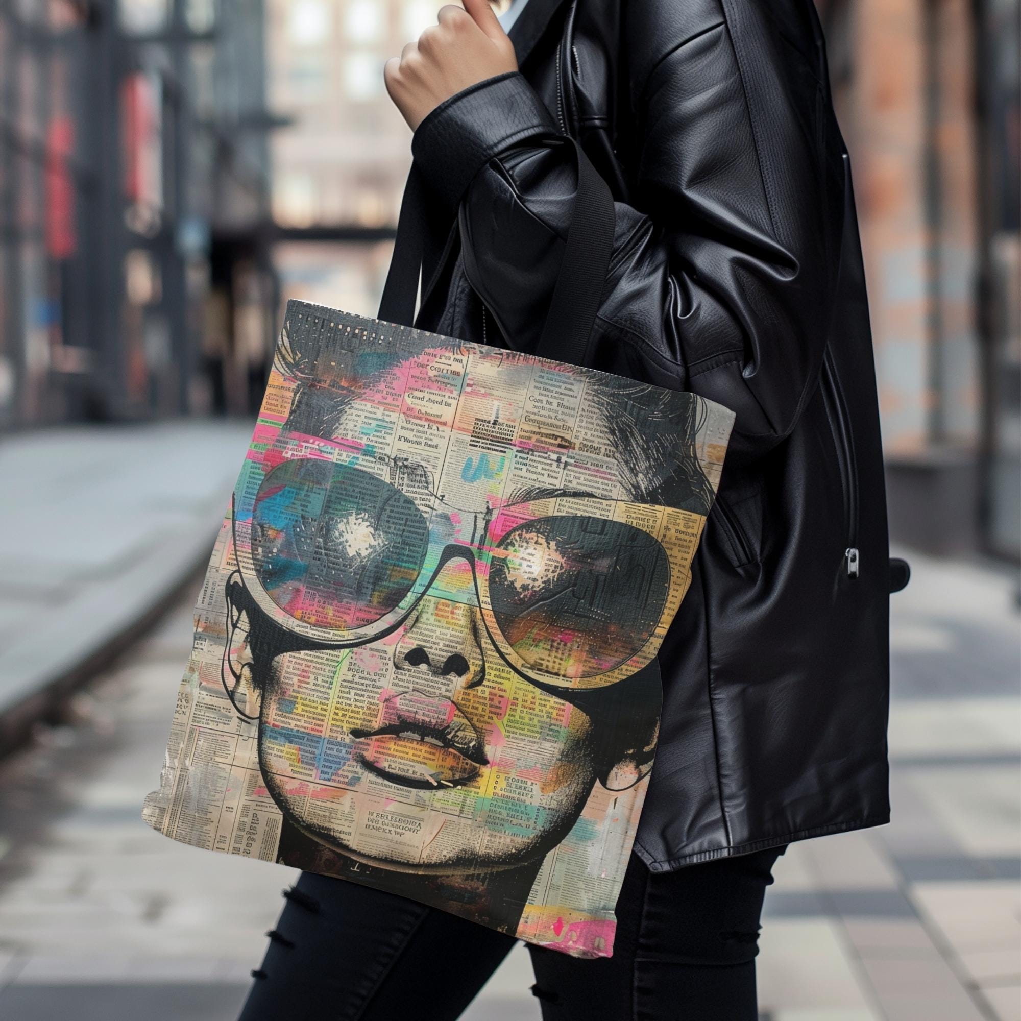 Canvas Newspaper Bag - Etsy