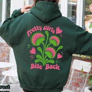 Venus Flytrap Hoodie: Pastel Goth Edgy Streetwear Pullover