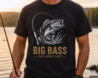 Largemouth Bass Fishing Hoodie, Angler Graphic Sweatshirt, Fisherman Gift for Men