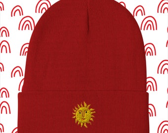 Stevie Sun - Embroidered Beanie