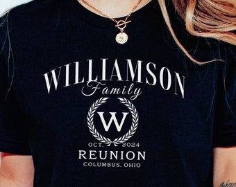 Personalized Family Reunion Shirt, Matching Family Name Tshirt, Family Reunion Gifts Tshirt, Cousins Reunion, Custom Family Vacation Shirt