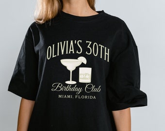 Personalized Birthday Shirt, Custom Name Birthday Trip Shirts, 20th 30th 40th 50th Birthday shirt for Her, Birthday Group Shirts