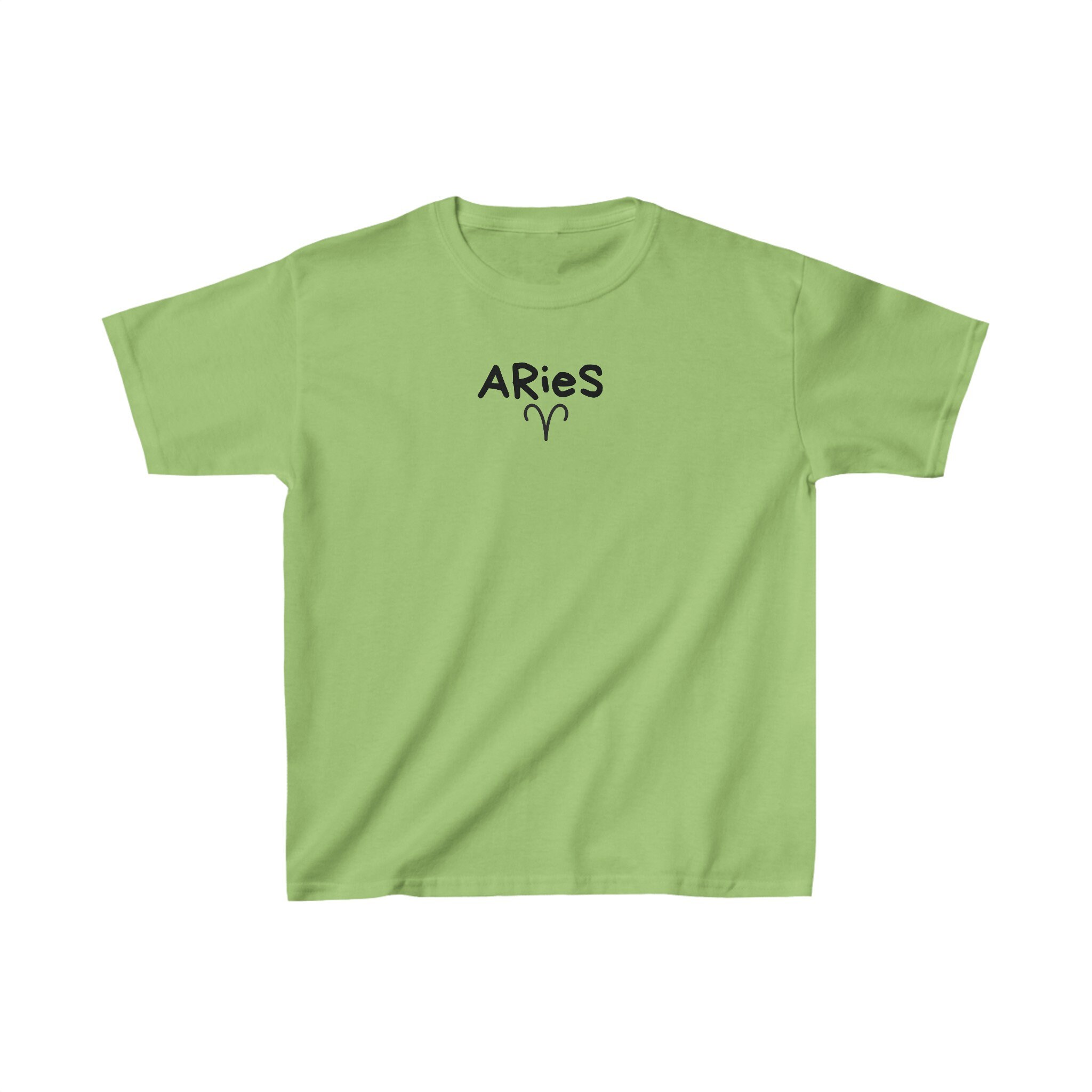 Aries Baby Tee Y2k Zodiac Sign Shirt Crop Top Astrology Gift