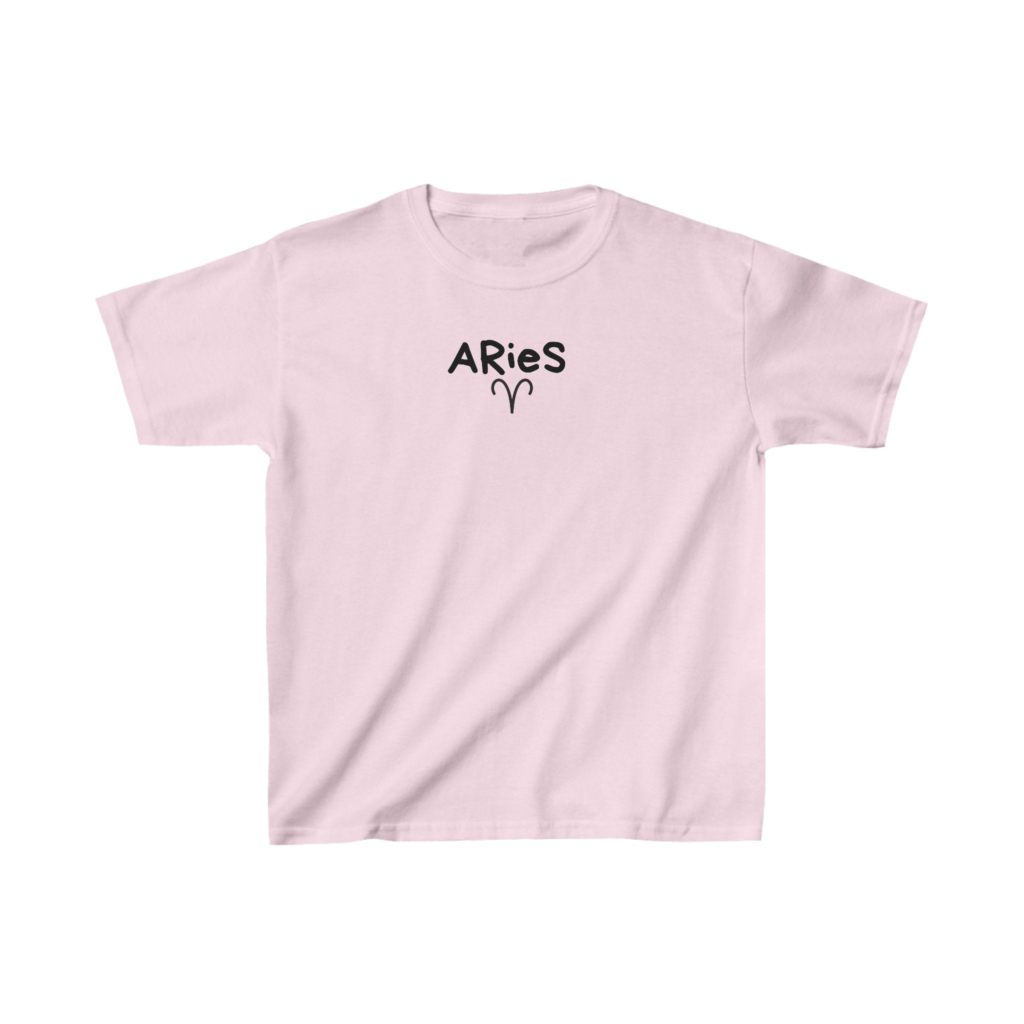 トップス Aries T-shirt archive Y2K England Aries Baby Tee Y2k Zodiac Sign Shirt Crop Top Astrology Gift