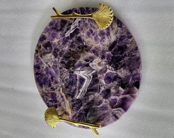 Amethysts serving tray, Size: Medium, 12 inch home decor mother day gift Mother’s Day Gifts