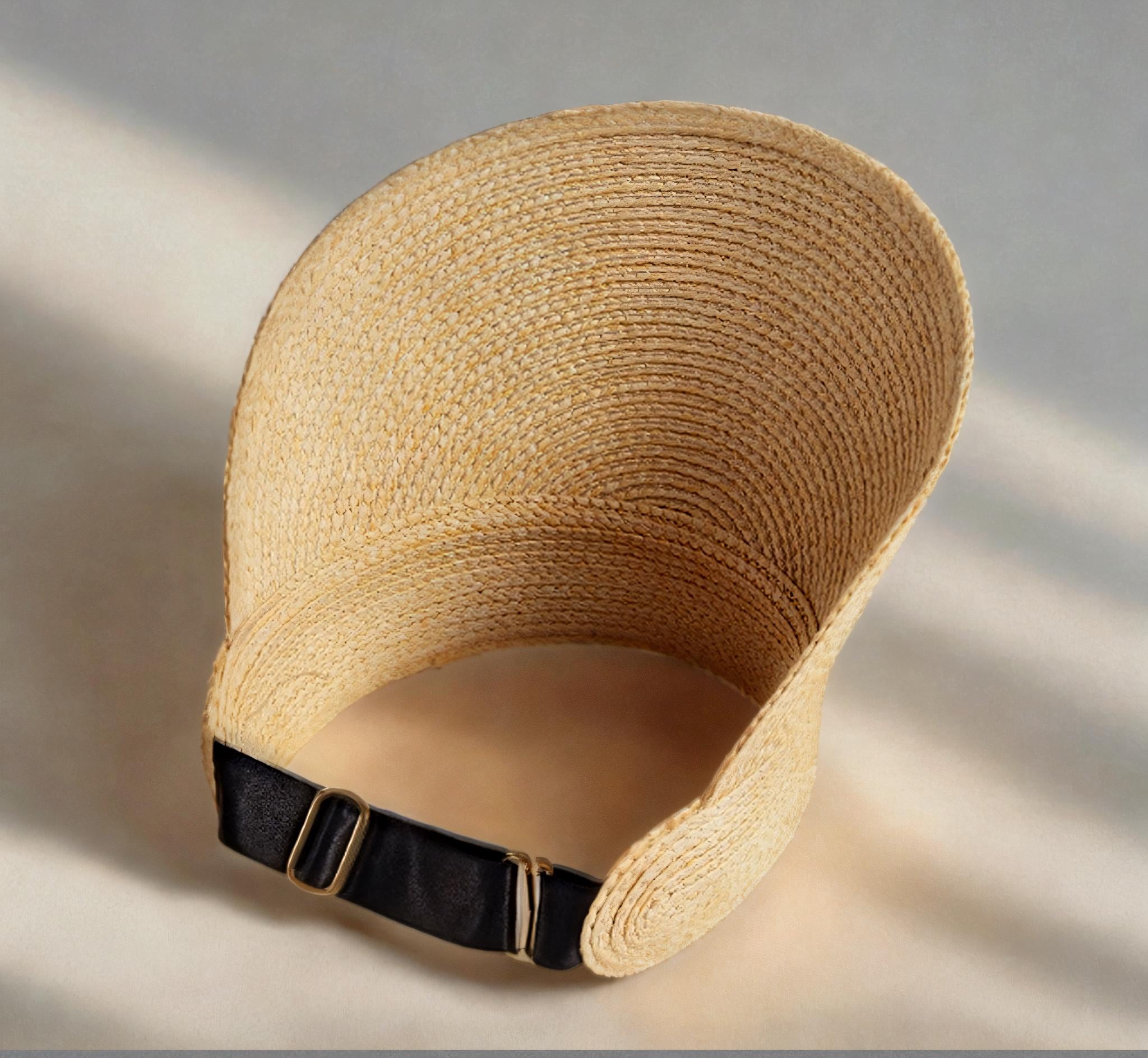 Hand made Straw Sun Visor Hat o/s Sierra Straw Visor | Premium Straw Visor | Hemlock Hat Co main image 4