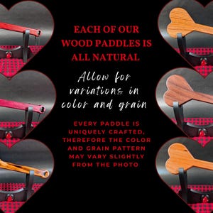 BDSM Heart-Shaped Impact Play Spanking Paddle, Unique Handmade Adult Kink Fetish Mature Impact Toy, Discipline Punishment Paddle, OTK Paddle image 18