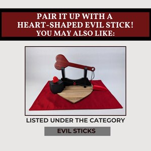 BDSM Heart-Shaped Impact Play Spanking Paddle, Unique Handmade Adult Kink Fetish Mature Impact Toy, Discipline Punishment Paddle, OTK Paddle image 16