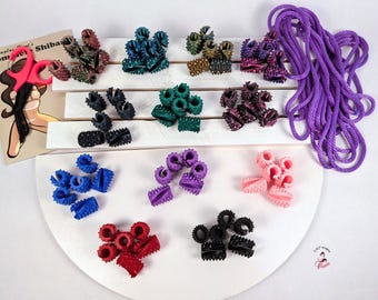 BDSM Level II Spiral Shibari Rope Thorns - Set of 6, Bondage Spikes, Rope Spikes, Sadistic Adult Mature Kink Fetish Punishment Toys