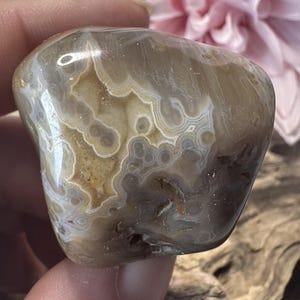 Lake Superior Agate Polished 1.6oz LSA, Tube Agate, Multi Face Mega Tuber Agate, Agates, Gem, Crystal, Rock, Stone