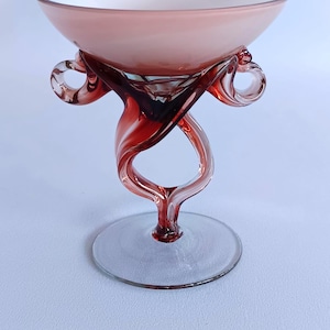 Glasschale mit fuss
