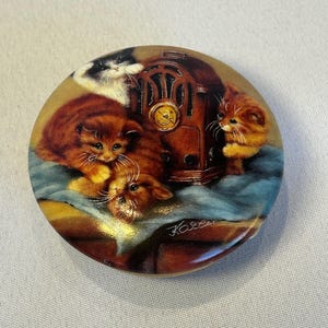 Ardleigh Elliott Porcelain Music Box Cat Concerts Vintage Collection Music Box Collector Cats Porcelain Music Box Limited Collector's Box