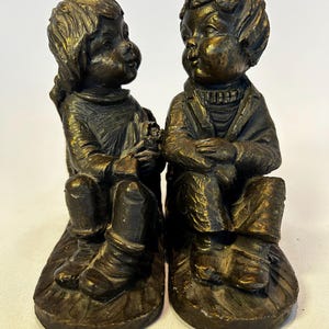 Bookends Reading children Bookends made of stone and plaster for the children&#39;s room Bookshelf Study room decoration Bookend shelf decoration Library
