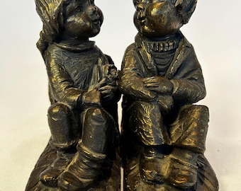 Bookends Reading children Bookends made of stone and plaster for the children's room Bookshelf Study room decoration Bookend shelf decoration Library