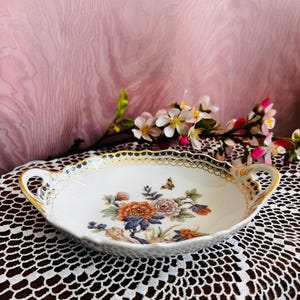 Elegante Porzellan-Webschale von Kaiser Porzellan aus der Serie Duchesse Schicke Servier-Schale für Kekse oder Potpourri Granny Chic Deko