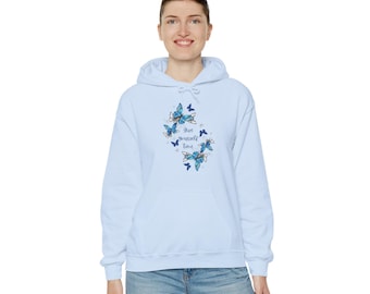 Butterfly Hoodie: Women's Polyester Cotton Sweatshirt
