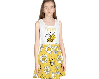 Girls' Yellow Sundress: Bee & Daisy Summer Dress