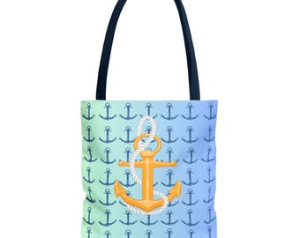 Maritime Tasche: Anker weg Strandtasche