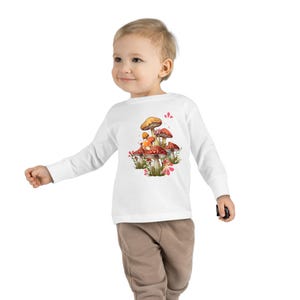 Magical Musroom Kinder Langarmshirt, Pilz Shirt