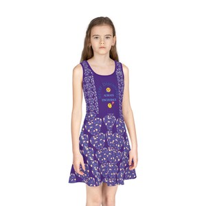 Robe d&#39;été violette pour fille : vêtements d&#39;été inspirants pour enfants