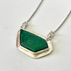 925 Sterling Silber Anhänger, Eilat Stein Halskette, handgemachte Anhänger, Eilat Stein Anhänger, Halskette im modernen Stil, Israel Schmuck, jüdischer Schmuck.