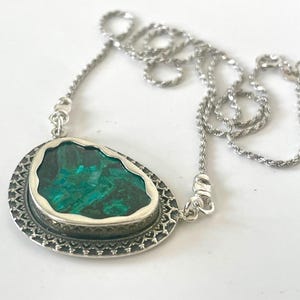 Sterling Silver& Eilat Stone Pendant ,Israeli Necklace,Judaica Jewlery,Jewish Jewlery,Blue Green Solomon Stone ,Yemenite Filigree Pendant.