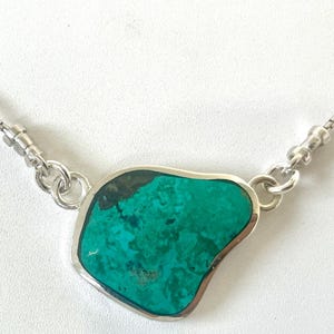 925 Sterling Silver Pendant,Eilat Stone Necklace,Handmade pendant ,Eilat Stone pendant, Modern Style Necklace,Israel Jewelry,Jewish Jewelry.