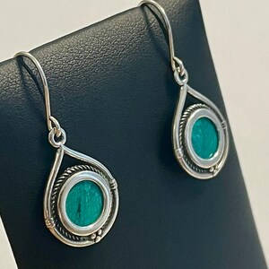 Eilat Stone 925 Sterling Silver Earrings, Drop Earrings,Filigree Dangle Earrings,Judaica earrings  Jewelry,Israeli Earrings,Jewish Jewelry