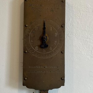 Antique Brass Hanging Scale