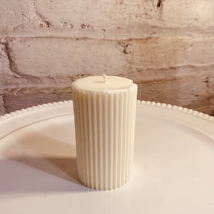 SIMPLE Collection: Modern 100% Soy Wax Pillar Candle